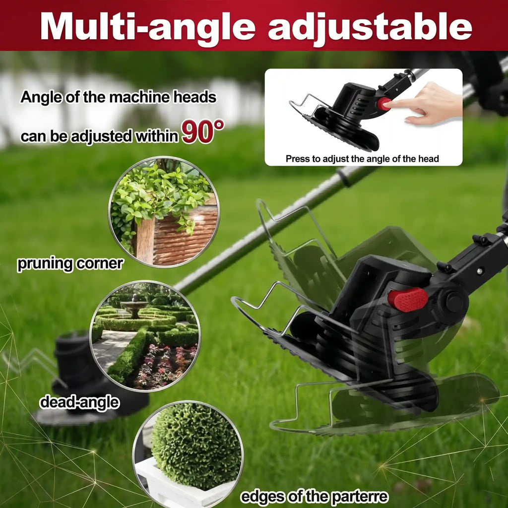 3 In 1 Cordless Grass Trimmer, Weed Eater and Edger